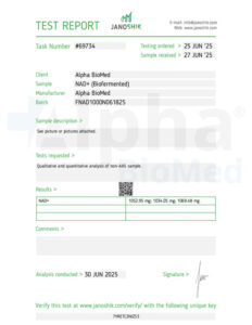 NAD+ (1000mg) Biofermented (5ml Vial) - COA