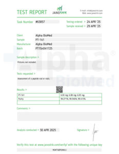 PT-141 (5mg) - COA